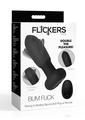 Flickers Bum Flick Flicking and Vibrating Rechargeable Silicone Butt Plug with Remote