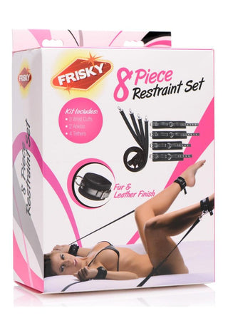 Frisky Four Point Restraint - Black - Set