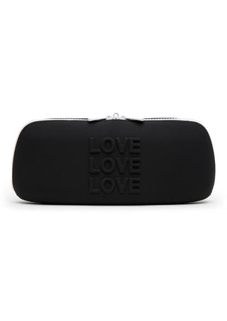 Happy Rabbit Love Silicone Storage Zip - Black - Medium - Bag