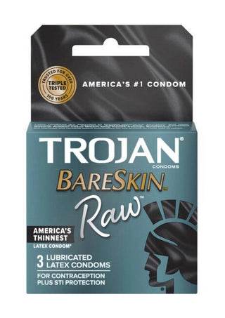 Trojan Bareskin Raw - 3pk