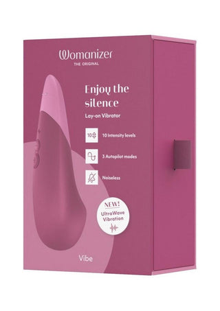 Womanizer Vibe Rechargeable Silicone Clitoral Vibrator - Dusky