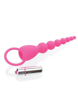 Adam and Eve Booty Bliss Silicone Vibrating Anal Beads