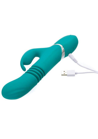 Adam and Eve - Eve's Rechargeable Silicone Thrusting Rabbit Vibrator