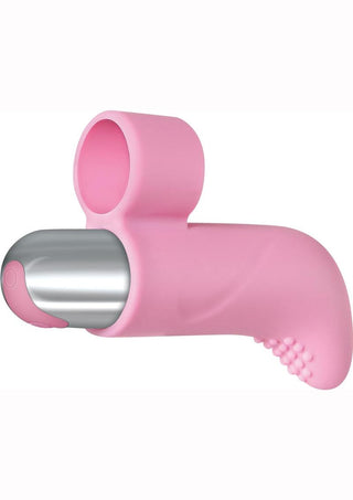 Adam and Eve Rechargeable Silicone Finger Vibrator - Pink