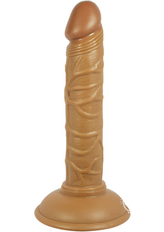 All American Mini Whoppers Straight Dildo Latin - Caramel - 5in