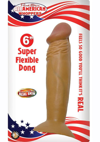 All American Whoppers Dildo Latin - Caramel - 6in