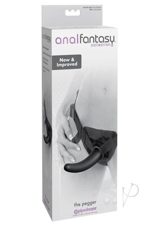 Anal Fantasy Collection The Pegger Strap-On - Black - 4.75in