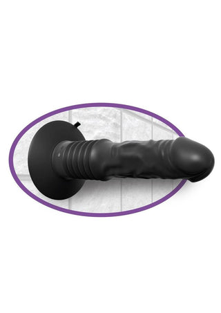 Anal Fantasy Elite Silicone Vibrating Ass Fucker USB Rechargeable Thrusting Dildo