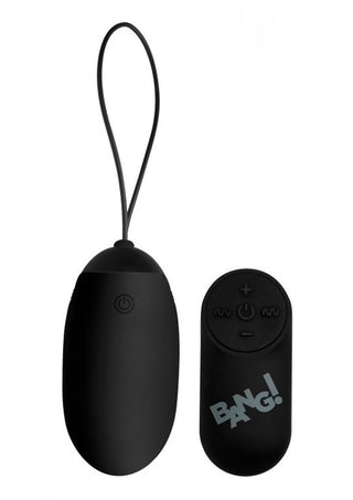 Bang! XL Vibrating Egg - Black - XLarge