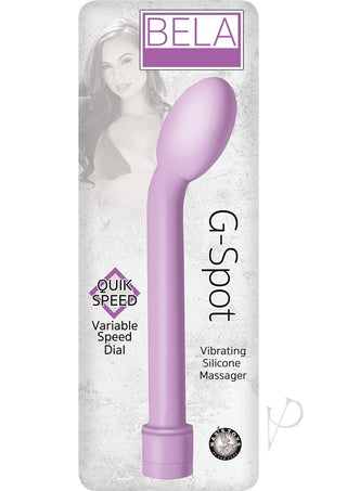 Bela G-Spot Silicone Massager Vibrator - Lavender/Purple