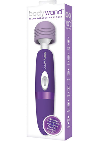 Bodywand Rechargeable Silicone Wand Massager - Purple - Large