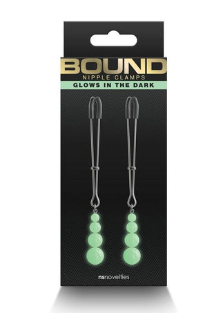 Bound Nipple Clamps G2 Iron - Glow In The Dark/Gray/Grey/Metal