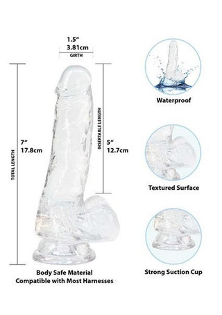 Crystal Addiction Dildo with Balls