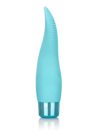 Eden Flicker Silicone Vibrator Waterproof - Blue - 6.25in