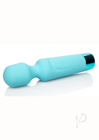 Eden Wand Silicone Vibrating Wand Massager - Blue/Teal