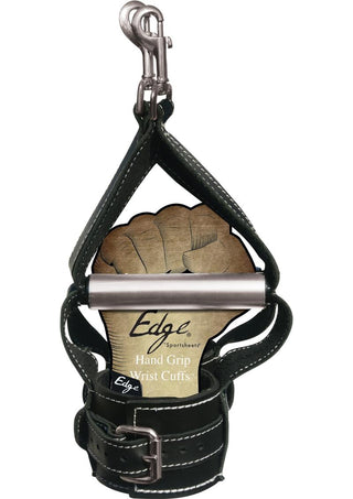 Edge Hand Adjustable Grip Wrist Cuffs - Black/Metal