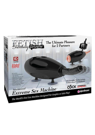 Fetish Fantasy Extreme International Extreme Sex Machine - Black