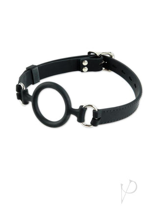 Fetish Fantasy Extreme Silicone O-Ring Gag - Black - 1.5in Diameter