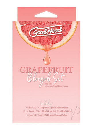 Goodhead Blowjob Set - Grapefruit