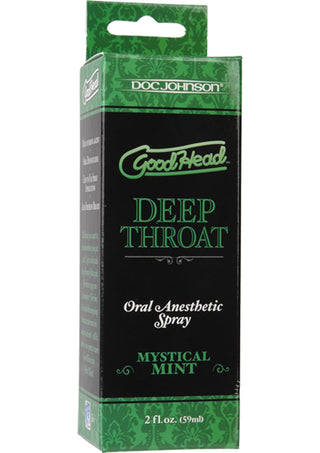 Goodhead Deep Throat Oral Anesthetic Spray Mystical Mint - 2oz