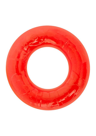 Gummy Cock Ring - Red - One Size