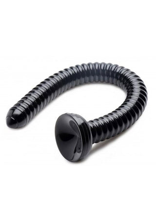 Hosed Ribbed Hose - 19in Long - Black