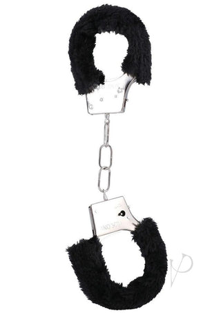 In A Bag Furry Handcuffs - Black