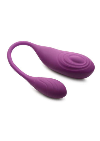 Inmi Slim Pulse Rechargeable Silicone 7x Pulsing Clit Stimulator and Vibrating Egg