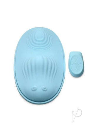 Inmi Wave Slider 28x Vibrating Silicone Pad with Remote Control - Blue