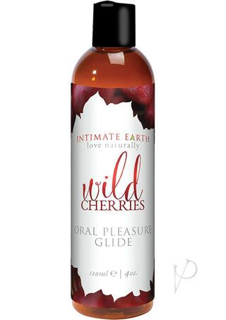 Intimate Earth Oral Pleasure Glide Lubricant Wild Cherries - 4oz