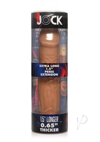 Jock Extra Long Penis Extension Sleeve - Caramel - 1.5in