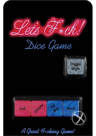 Let's F*ck! Dice Game