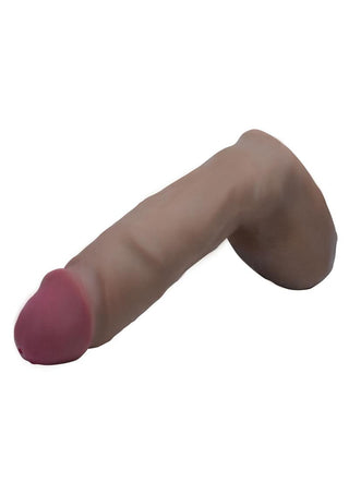 Loadz Dual Density Squirting Dildo - Chocolate - 8in