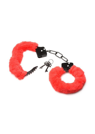 Master Series Cuffed In Fur Furry Handcuffs