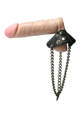 Master Series Leather Parachute Ball Stretcher