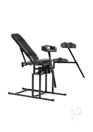 Master Series Leg Spreader Obedience Chair - Black