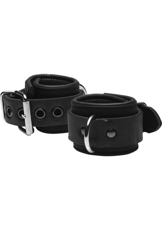 Master Series Serve Neoprene Buckle Cuffs - Black