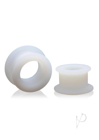 Master Series Stretch Master 2 Piece Training Silicone Ass Grommet - White - Set