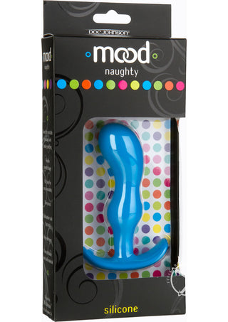 Mood Naughty 2 Silicone Anal Plug - Blue - Medium