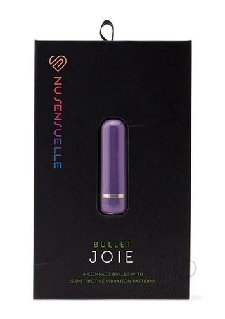 Nu Sensuelle Joie Rechargeable Silicone Bullet - Purple