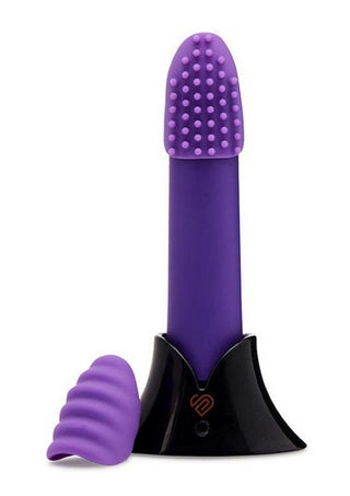 Nu Sensuelle Point Plus Rechargeable Silicone Bullet - Purple