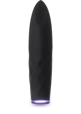 On The Spot Rechargeable Silicone Light Up Bullet Vibrator