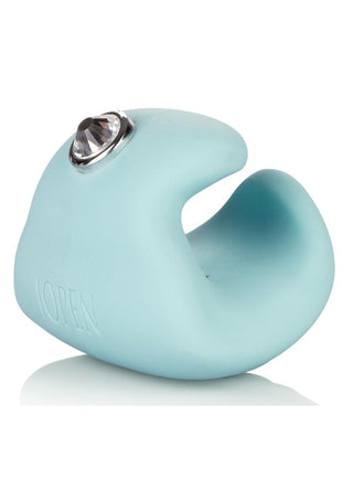 Pave Liz Rechargeable Silicone Finger Massager - Aqua/Blue