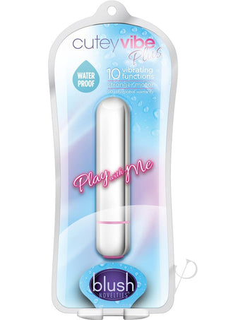 Play with Me Cutey Vibe Plus Bullet Vibrator - Silver