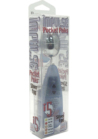 Pocket Exotics Impulse Silver Egg - Silver