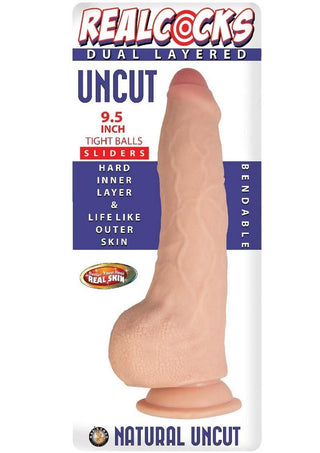 Realcocks Dual Layered Uncut Slider with Tight Balls - Vanilla - 9.5in