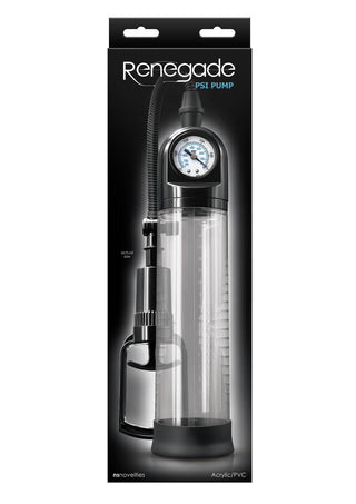 Renegade Psi Penis Pump - Black/Clear