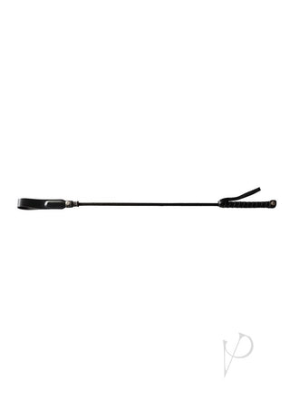 Rouge Fifty Times Hotter Long Riding Crop Slim Tip - Black - 24in