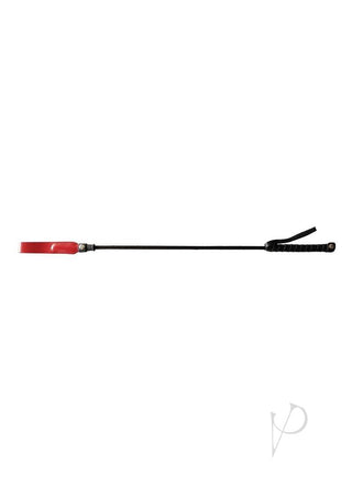 Rouge Fifty Times Hotter Long Riding Crop Slim Tip - Red - 24in