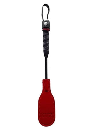 Rouge Mini Leather Oval Paddle - Red